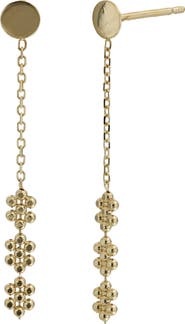 Bony Levy 14K Gold Linear Drop Earrings
