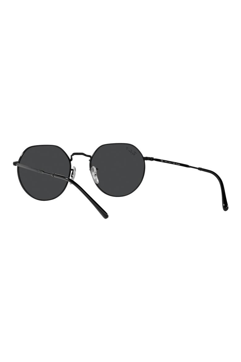 Jack 53mm Polarized Sunglasses, Alternate, color, BLACK / POLARIZED BLACK