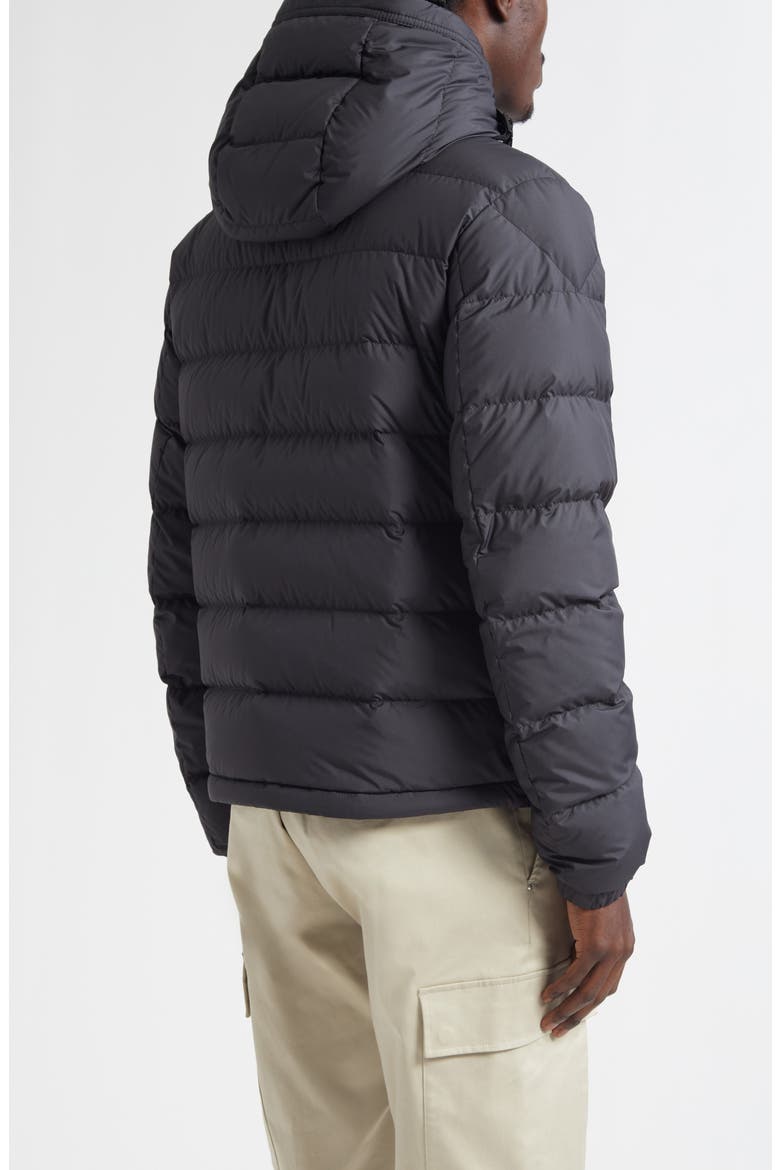 Laveraet Down Jacket, Alternate, color, BLACK