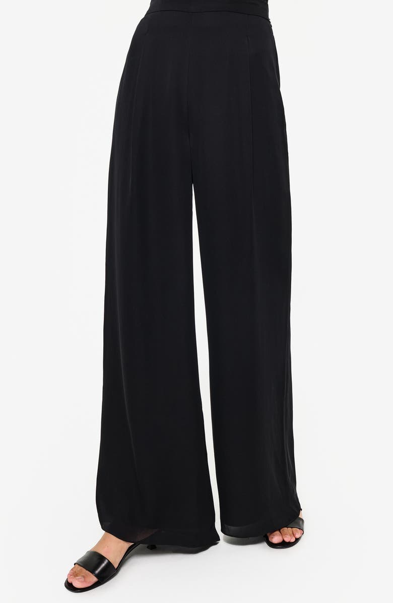CAMI NYC Macaria High Waist Silk Pants, Main, color, 