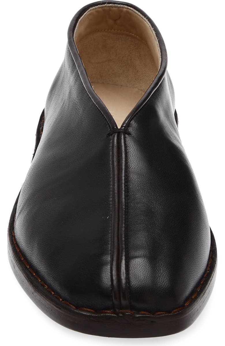Lemaire Piped Leather Loafer, Alternate, color, Black/ Dark Chocolate