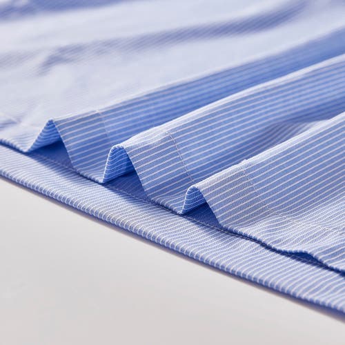 Regent Row Big And Tall Stanton Shirt Polo In Light-blue-stripe-57