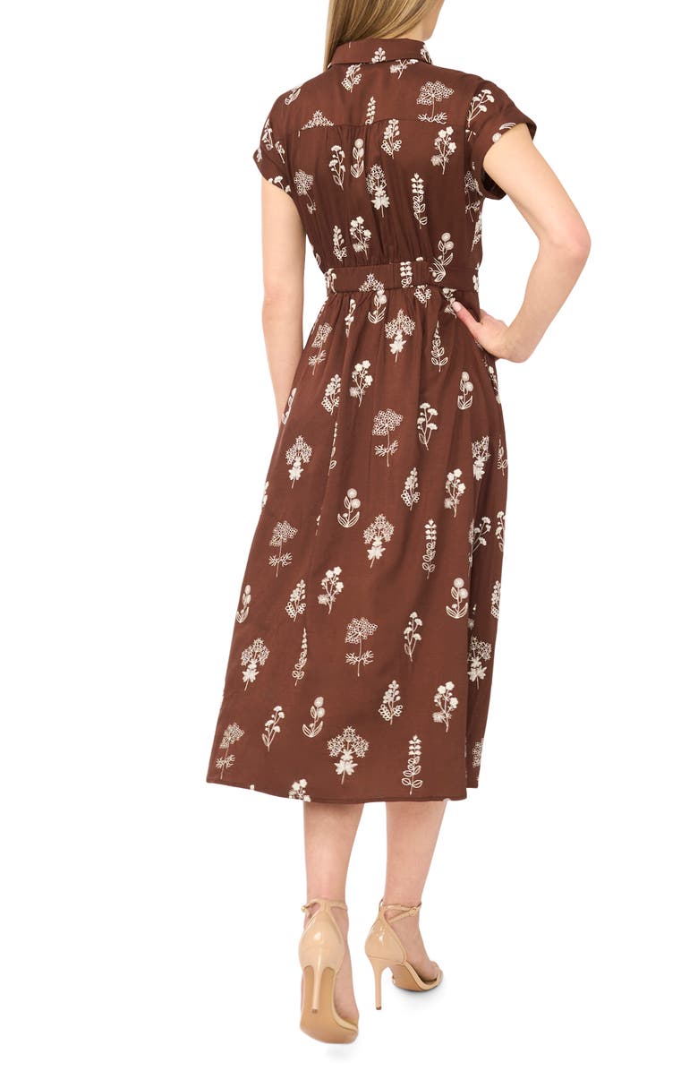 Ted Baker Brandi Tie Waist Midi Dress, Alternate, color,