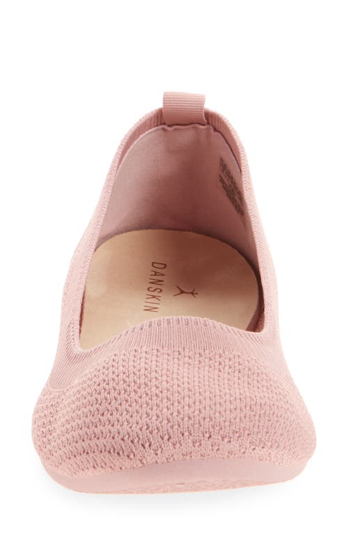 Danskin Knit Ballerina Flat In Blush