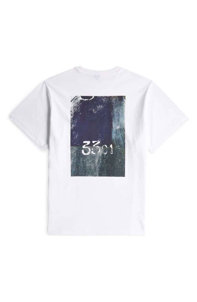 G-STAR Back Photo Print Lose Organic Cotton Graphic T-Shirt, Alternate, color, White Denim