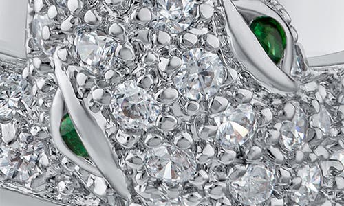 Kenneth Jay Lane Pavé Cubic Zirconia Snake Wrap Ring