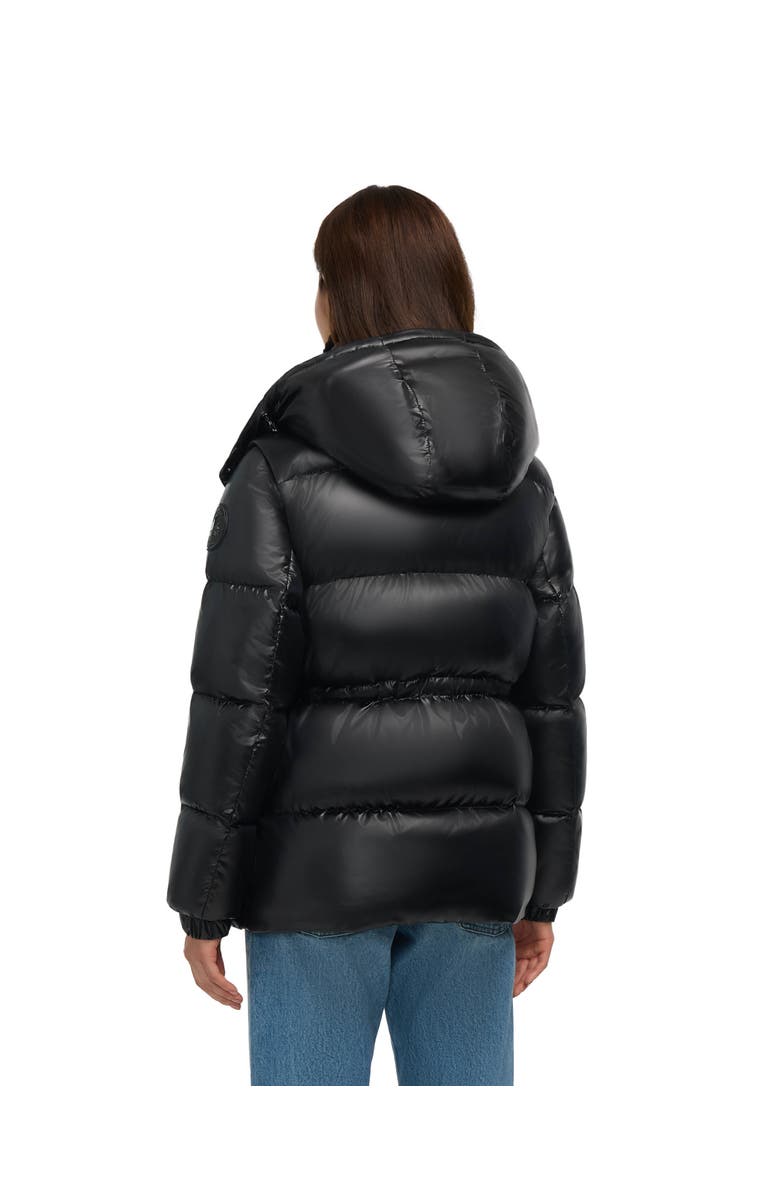 Pajar Halo Puffer with Removable Hood, Alternate, color, Black