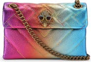 Kurt Geiger London Mini Kensington Convertible Metallic Leather Crossbody Bag