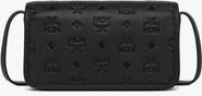 MCM Aren Crossbody Wallet in Embossed Monogram Leather