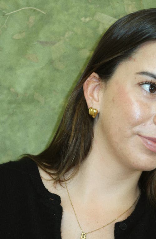 Joiana Jewelry Bubble Hearts Earrings In Gold