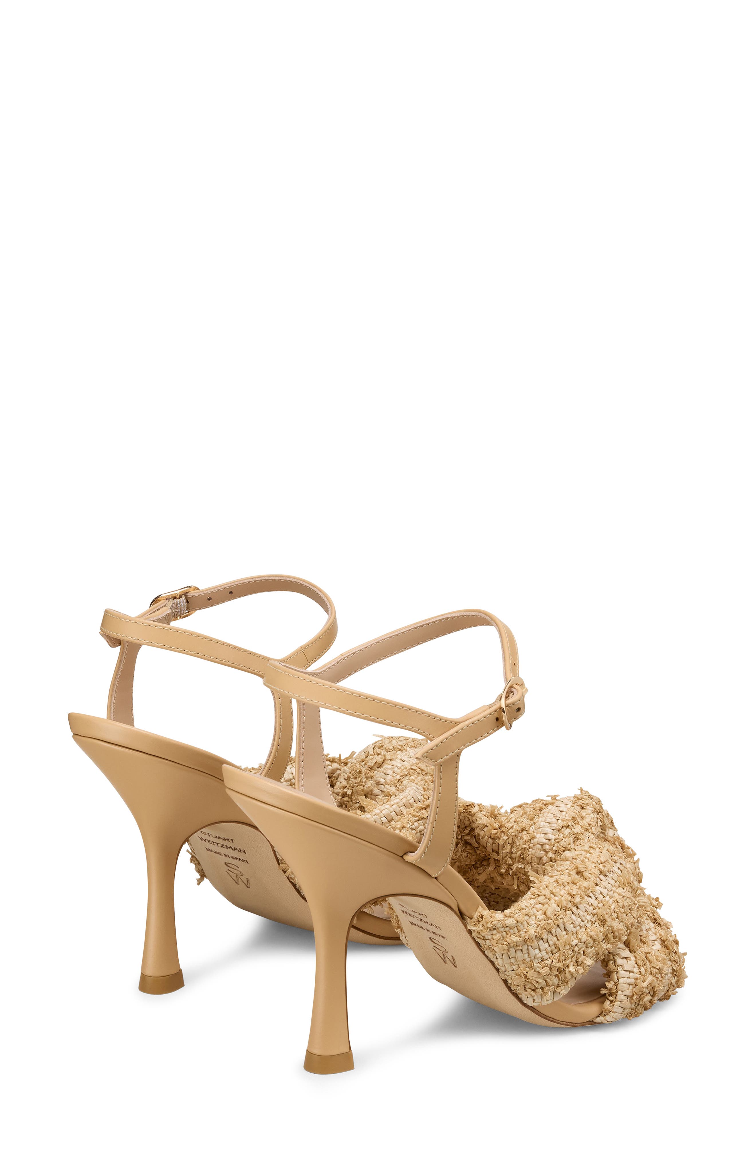 Stuart Weitzman Soplaya Sandal 100, Alternate, color, Natural/ Natural Castell