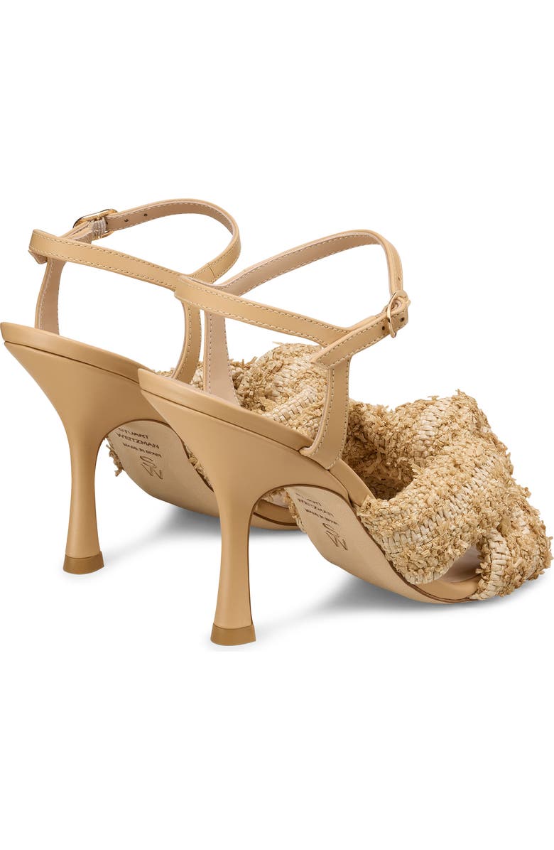 Stuart Weitzman Soplaya Sandal 100, Alternate, color, Natural/ Natural Castell