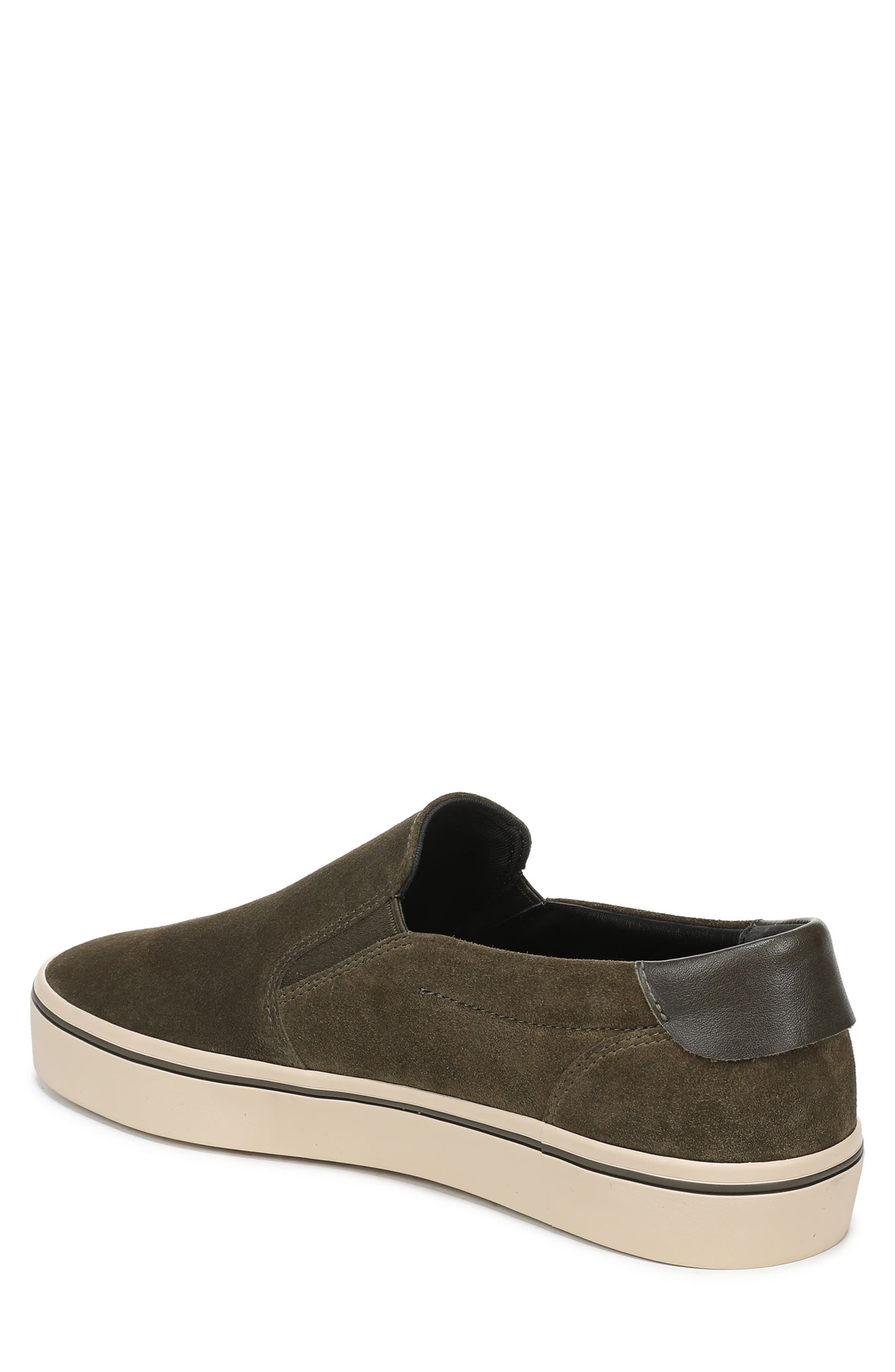Salinas Suede Slip-On Sneaker, Alternate, color, DARK ROAST