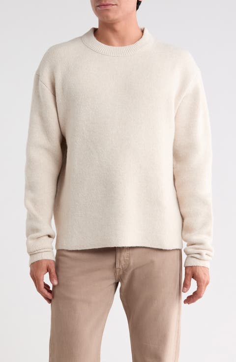 Drop Shoulder Crewneck Sweater