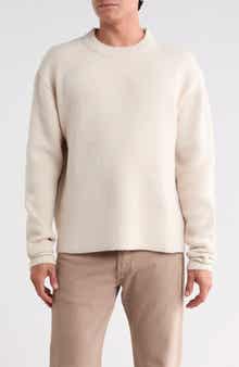 Drop Shoulder Crewneck Sweater