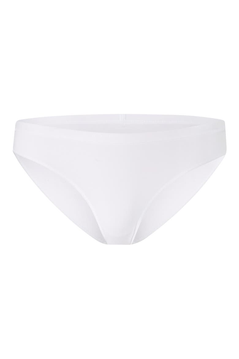 Daily Climate Cotton Blend Bikini Briefs, Alternate, color, WHITE