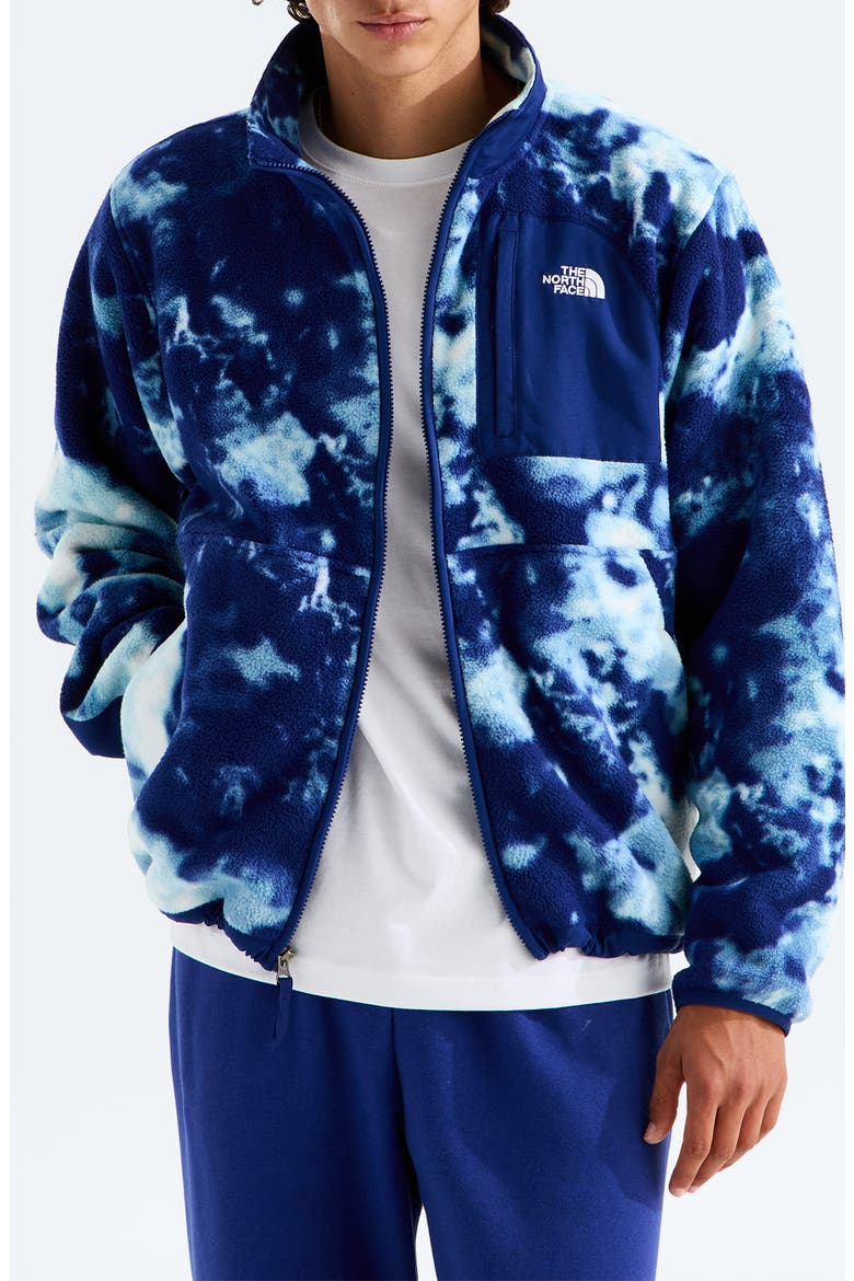 Yumiori Off Peak Full Zip Fleece Jacket, Main, color, BOLD BLUE GRANITIC ROCK PRINT