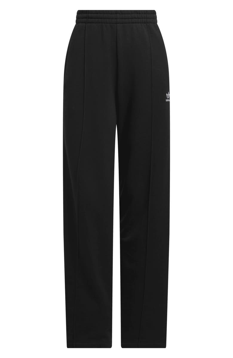 adidas Originals 3-Stripes Wide Leg Cotton French Terry Pants, Alternate, color, 