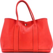 Pre-Owned Hermes Garden Party Tote Leather 36