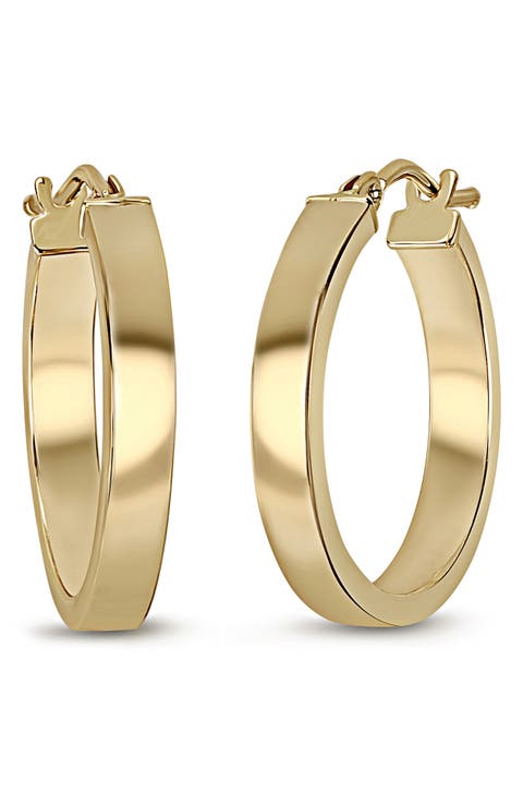 14K Gold Hoop Earrings