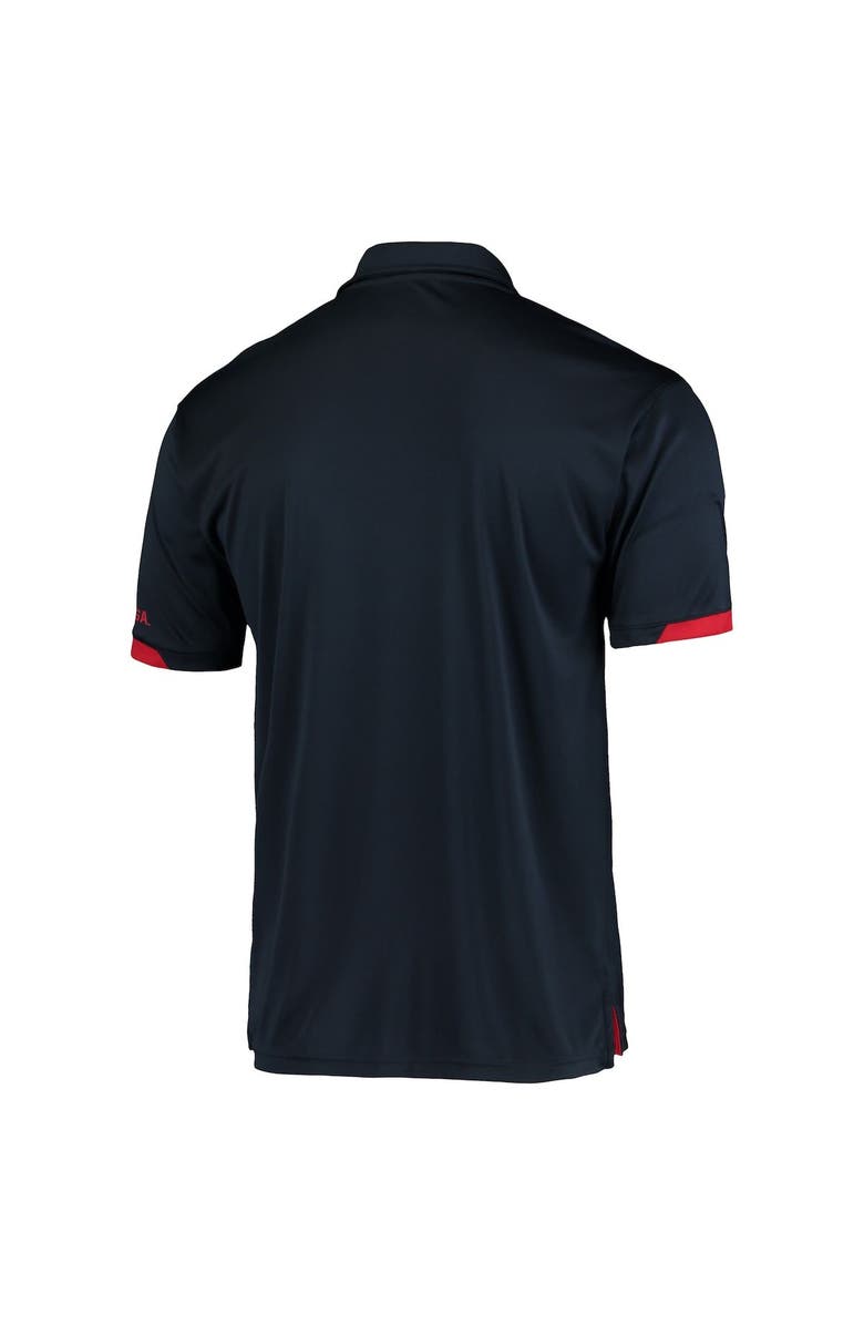 COLOSSEUM Men's Colosseum Navy Gonzaga Bulldogs Santry Lightweight Polo, Alternate, color, Navy