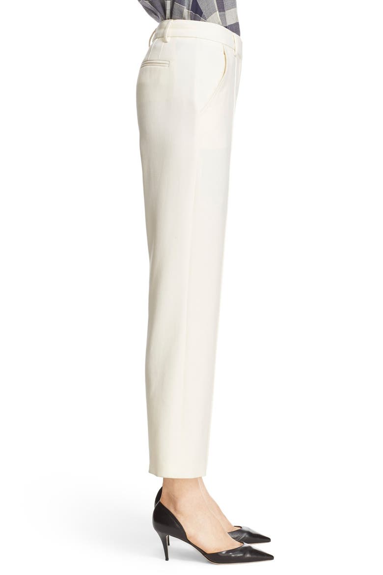 Crop Stovepipe Pants, Alternate, color, IVORY