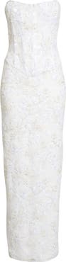HOUSE OF CB Anisa Beaded Sleeveless Gown