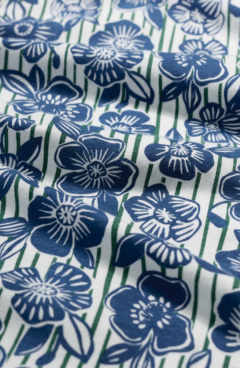 Seasalt Cornwall Pier View Floral Midi Fit & Flare Dress, Alternate, color, Floral Imprint Chalk