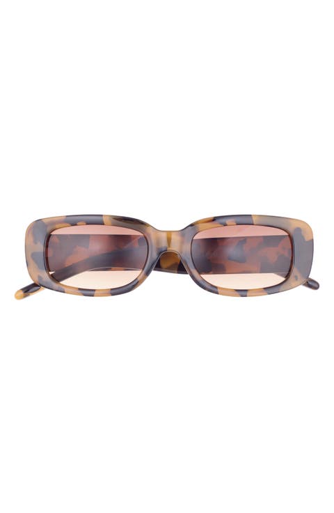 117mm Gradient Rectangular Sunglasses