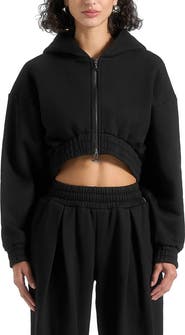 Manière De Voir Josiane Relaxed Zip Through Hoodie