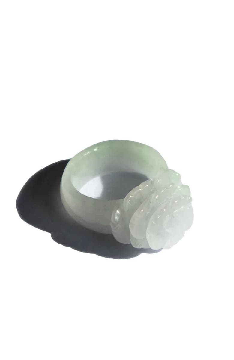 seree Rose Off-white jade ring, Alternate, color, Off White