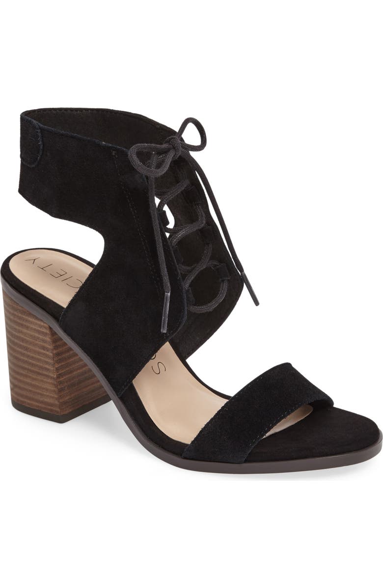 Sole Society Auburn Lace-Up Sandal, Main, color,