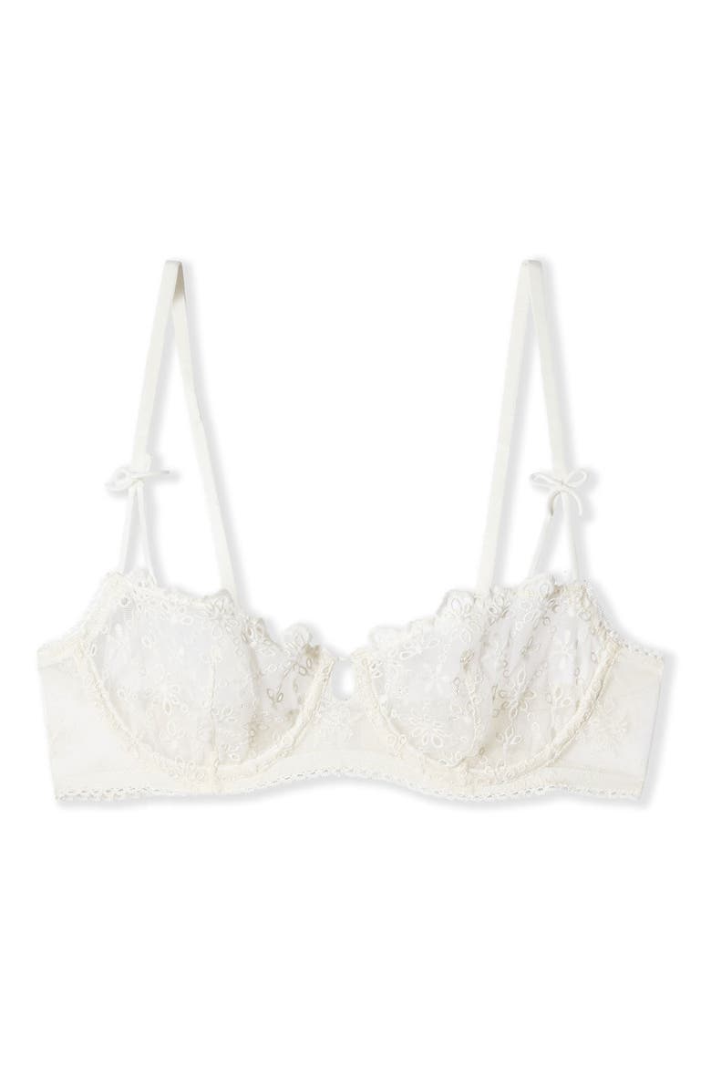 Jane Underwire Balconette Bra, Alternate, color, ECRU