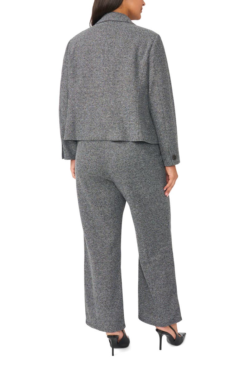 Cropped Tailored Jacket, Alternate, color, BLACK MULTI