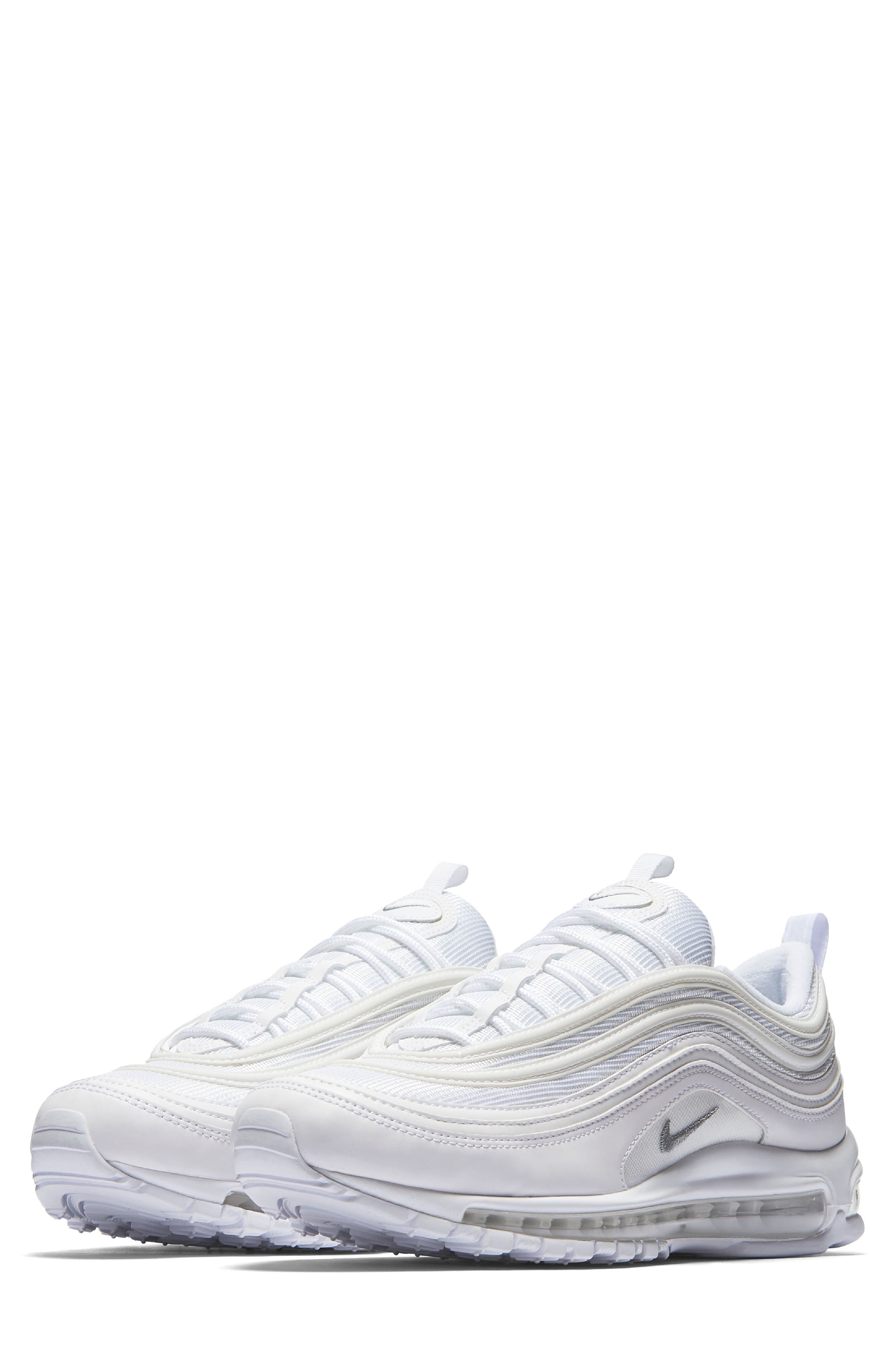 Air Max 97 Sneaker, Main, color, 101 WHITE/WLFGRY