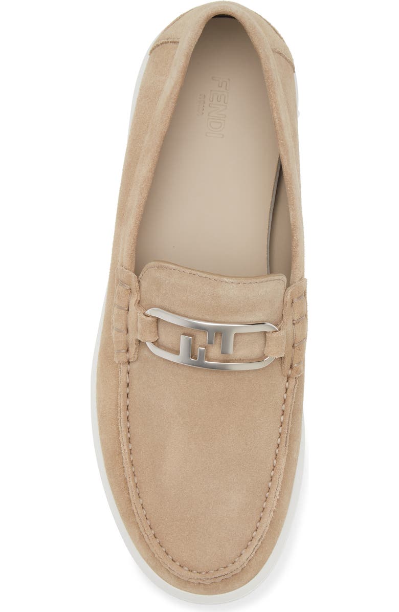 Fendi O'Lock Loafer, Alternate, color, F0f9j Biscuit