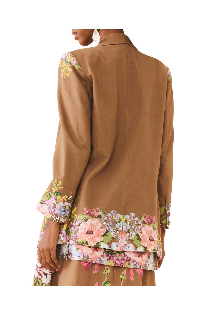 Eddy Sloan Blazer, Alternate, color, Carmel Victorian Floral
