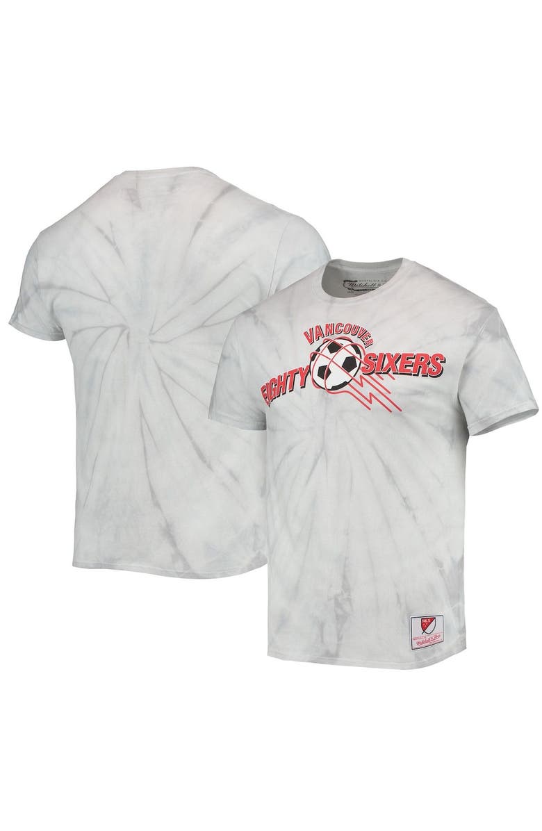 Mitchell & Ness Men's Mitchell & Ness White Vancouver Whitecaps FC Since '96 Tie-Dye T-Shirt, Main, color, White