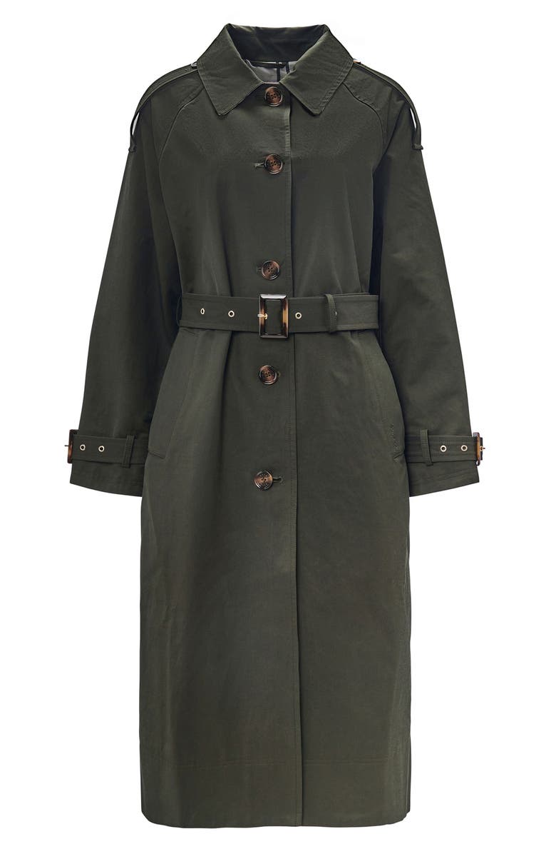 Barbour Marie Water Repellent Belted Trench Coat, Alternate, color, 