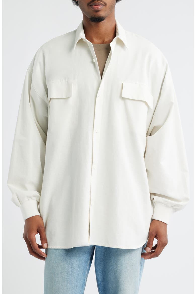 Fear of God Essentials Oversize Oxford Button-Up Shirt (Men