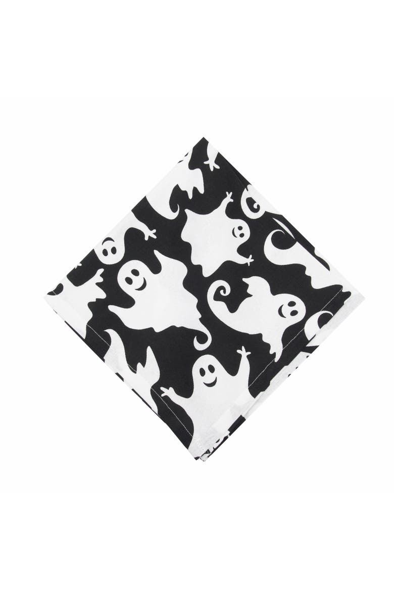 Hey Boo Napkin, Main, color, Black