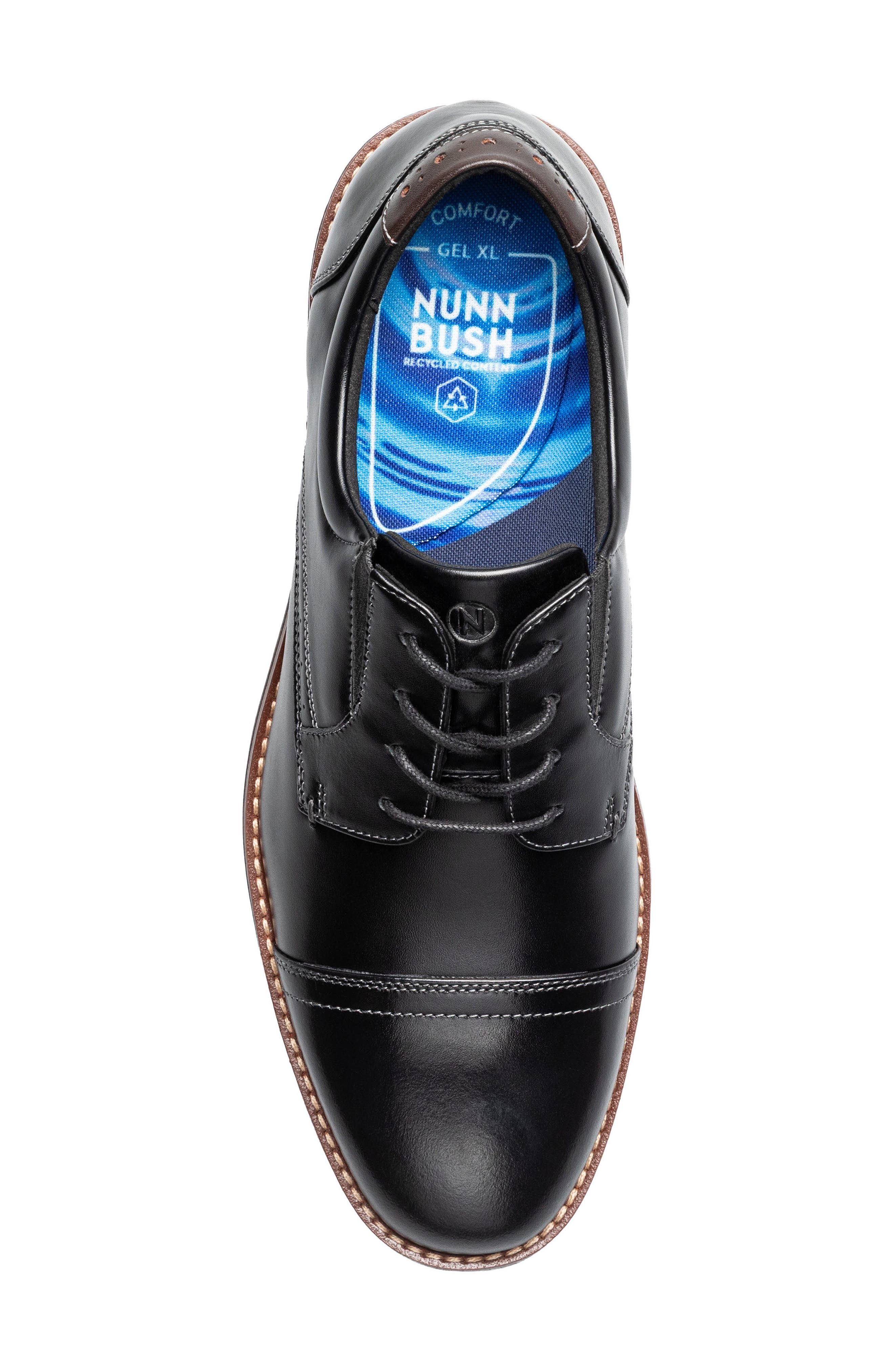 Fitz Flex Cap Toe Oxford, Alternate, color, BLACK