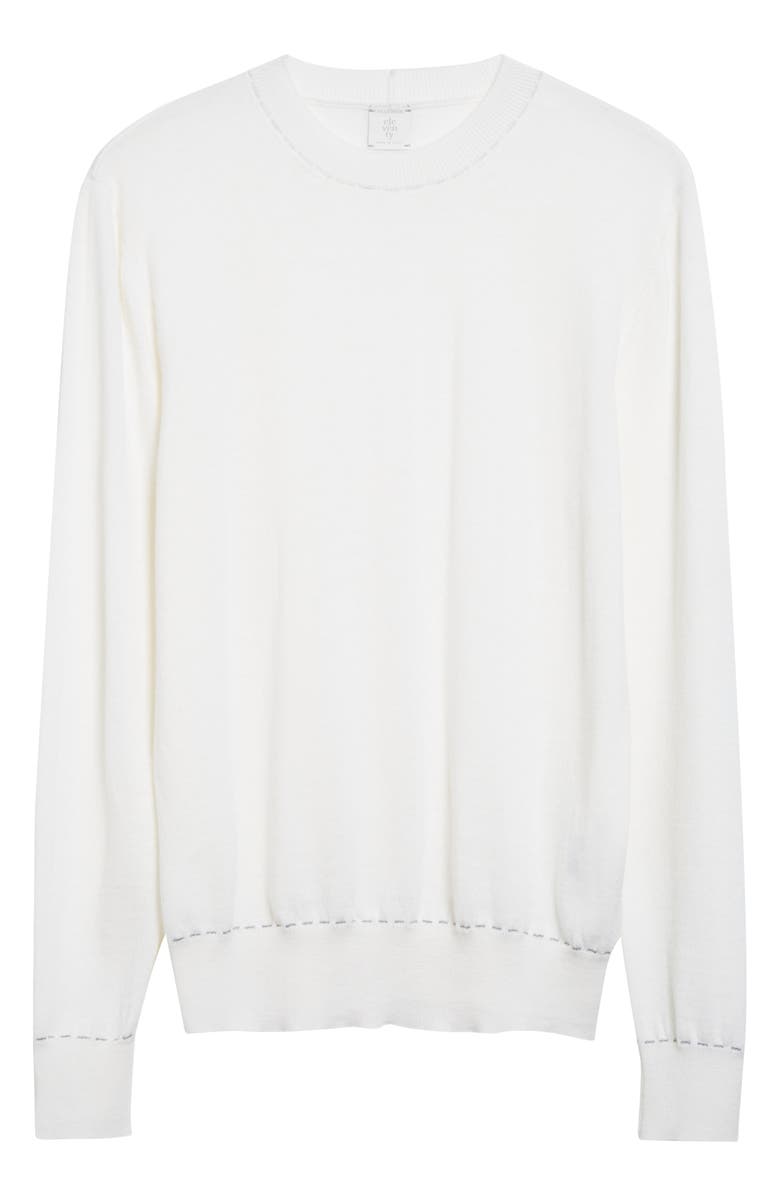 Eleventy Crewneck Sweater, Alternate, color, 00-13 Ivory And Ligh