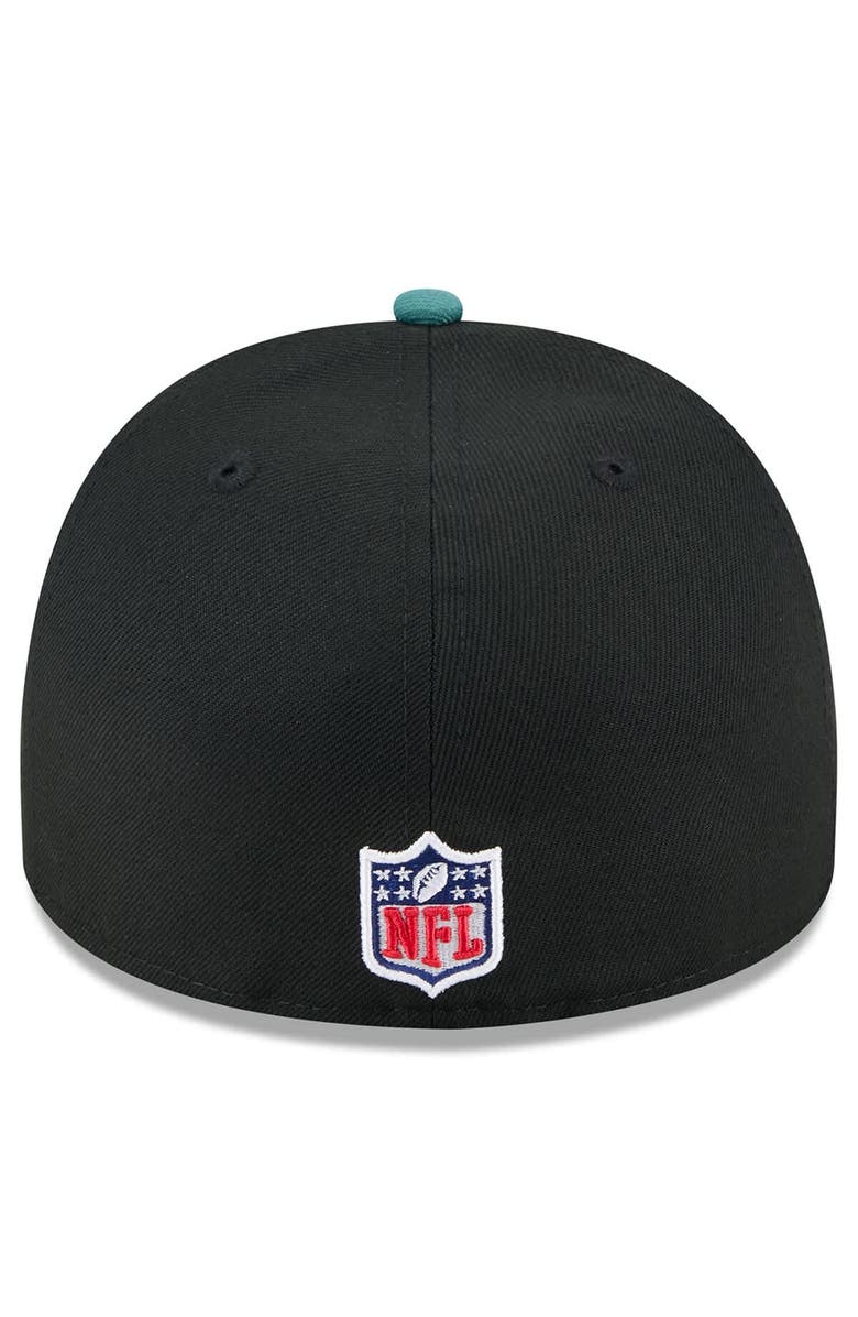 New Era Men's New Era Black/Midnight Green Philadelphia Eagles 2025 NFL Draft On Stage A-Frame 59FIFTY Fitted Hat, Alternate, color, 