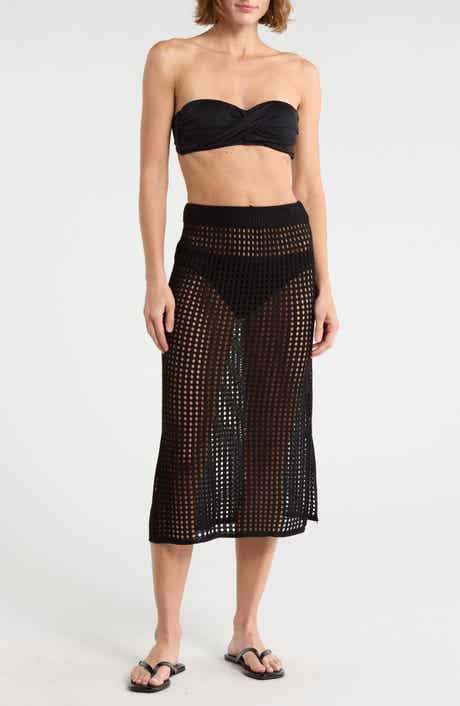 NORDSTROM RACK Crochet Cover-Up Skirt