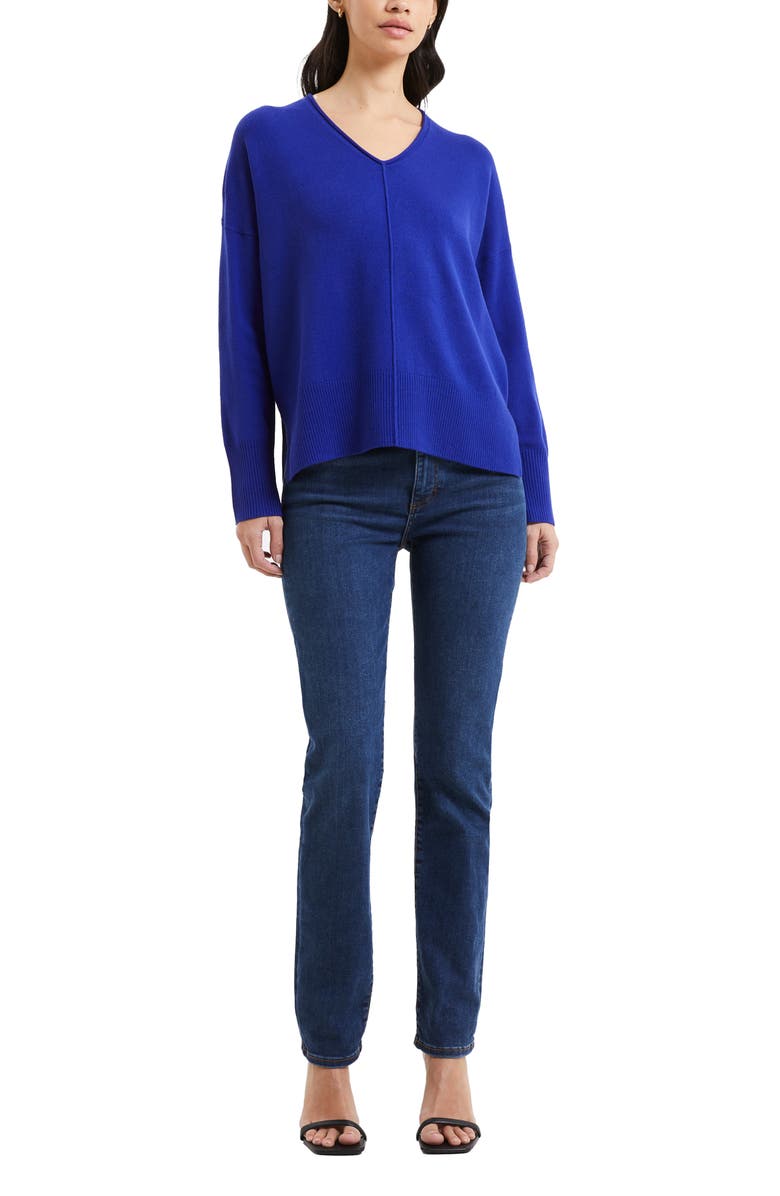 French Connection Babysoft V-Neck Sweater, Alternate, color, 