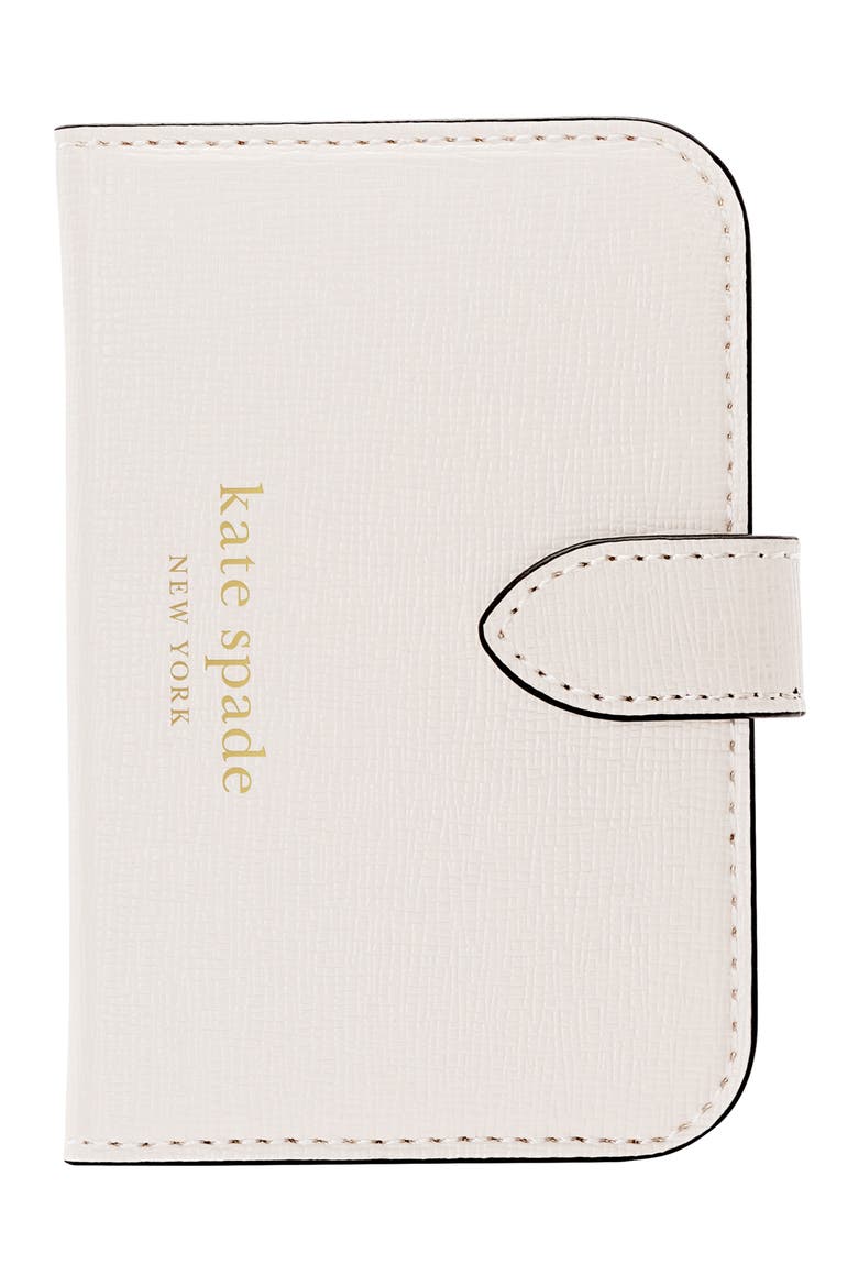 morgan magnetic wallet, Main, color, CREAM