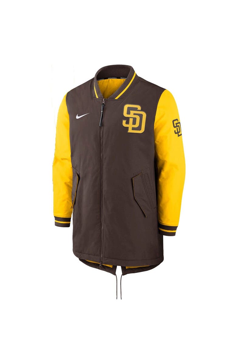 Nike Men's Nike Brown San Diego Padres City Connect Dugout Full-Zip Jacket, Alternate, color, 