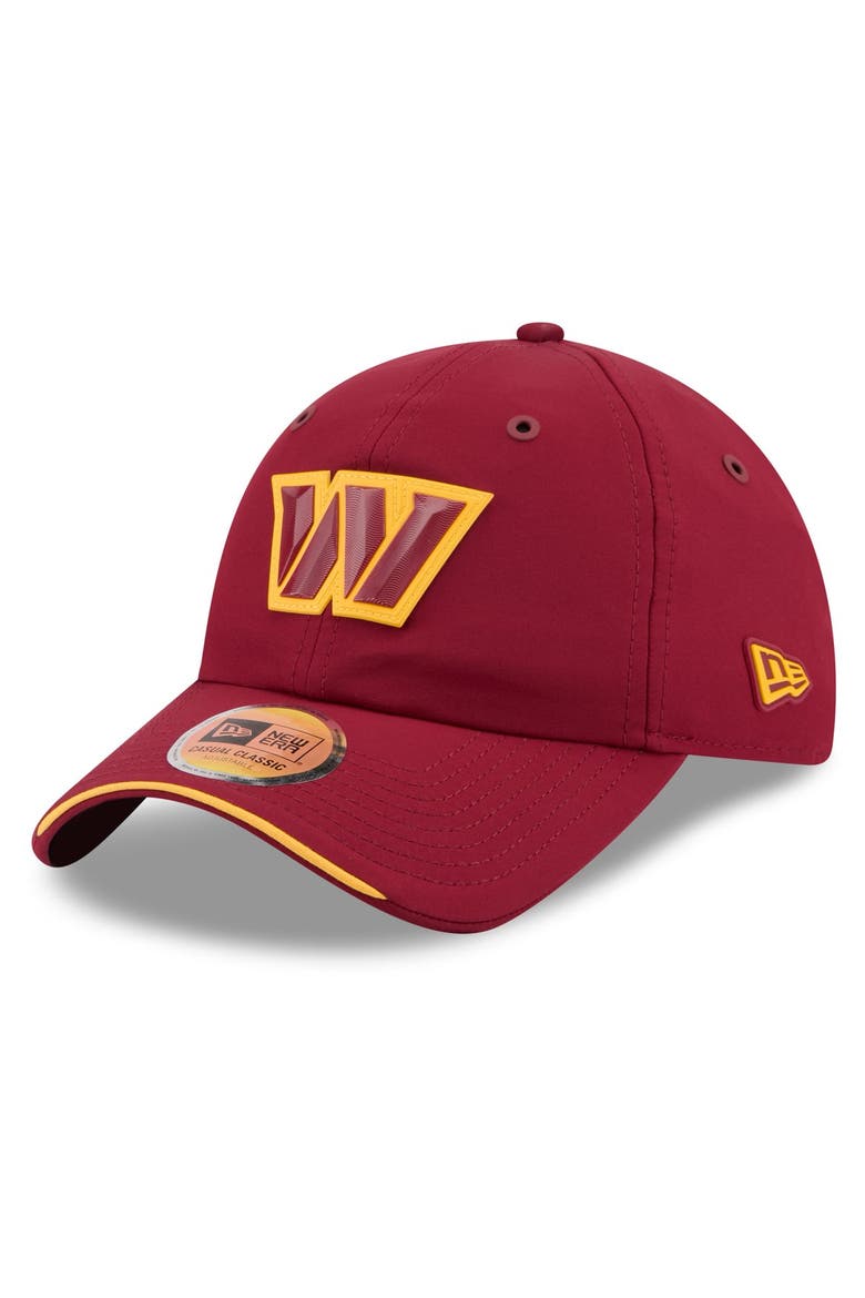 Men's New Era Burgundy Washington Commanders 2026 Sideline Casual Classic Adjustable Hat, Main, color, Burgundy