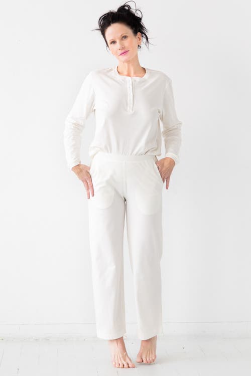 Salua Straight Leg Pants In White